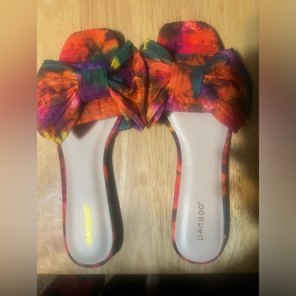 Multi colored Island girl sandal